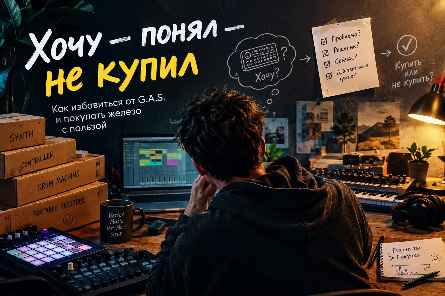 Хочу — понял — не купил: как победить G.A.S. музыканту