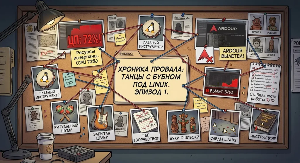 хроника провала - использование Ardour под Linux Mint